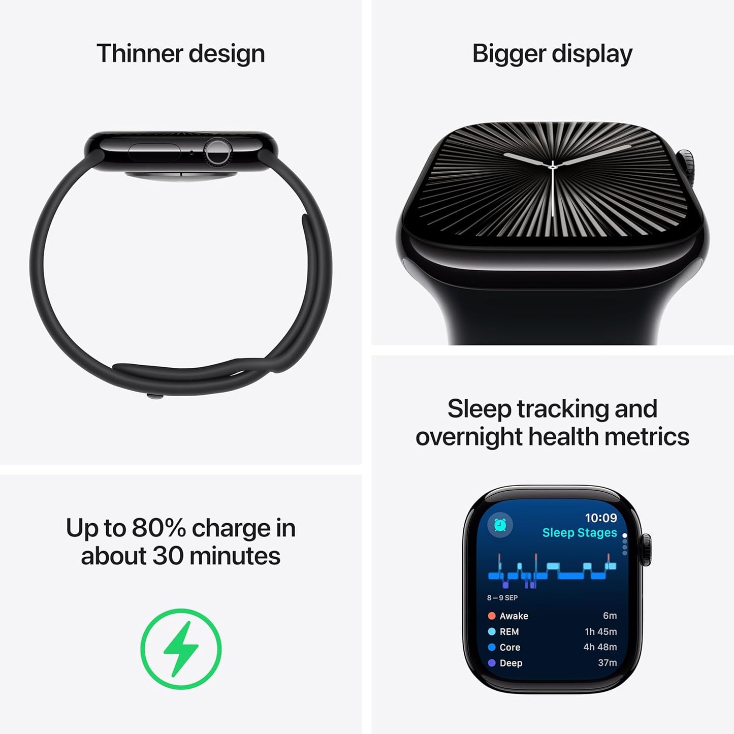 Apple Watch Series 10 45mm (Every Feature Working like Original)