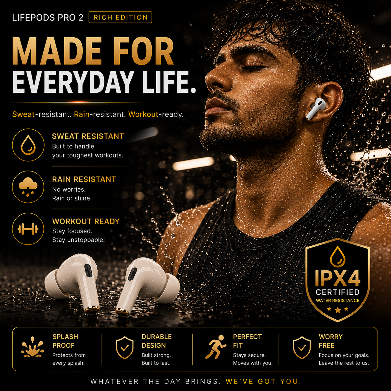 LifePods Pro 2 : Rich Edition (ORIGINAL, NOT CLONE) with Lifetime Replacement Warranty
