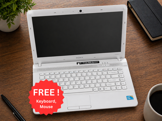 [REFURBISHED] Sony Vaio Laptop with FREE Keyboard+ Mouse Combo and 1 Month Warranty